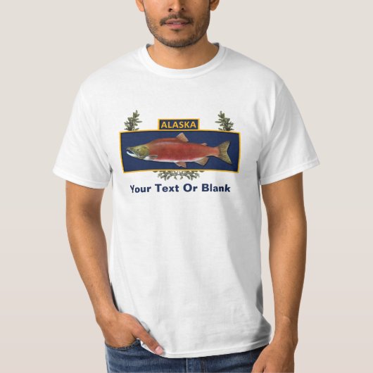 Alaska Combat Fisherman Abzeichen T-Shirt (Vorderseite)