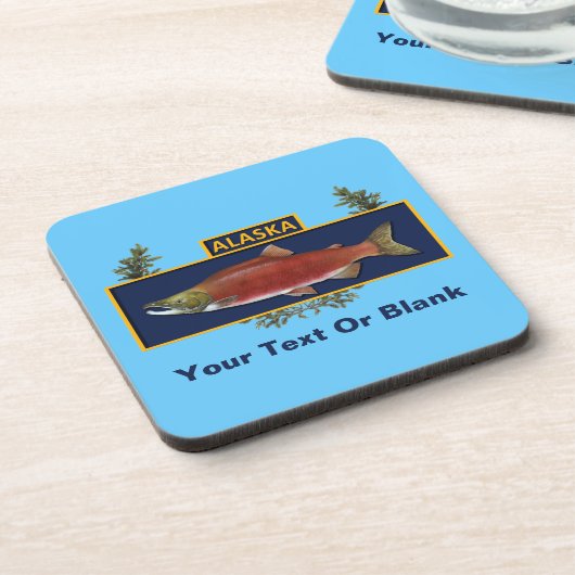 Alaska Combat Fisherman Abzeichen Untersetzer (Linke Seite)