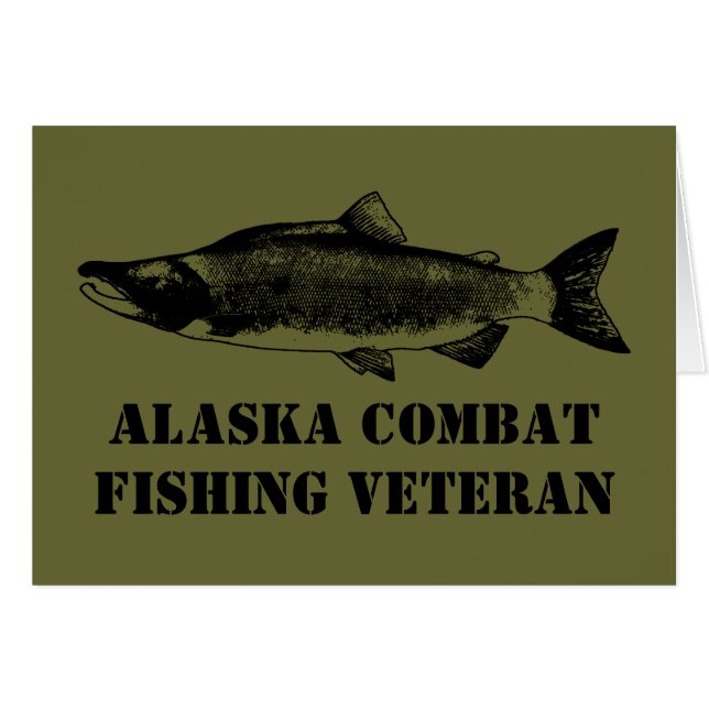 Alaska Combat Fishing Veteran (Vorderseite (Horizontal))