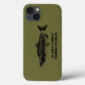 Alaska Combat Fishing Veteran Case-Mate iPhone Cas Hülle (Rückseite)