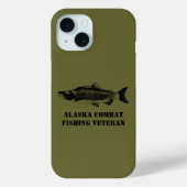 Alaska Combat Fishing Veteran Case-Mate iPhone Hülle (Rückseite)
