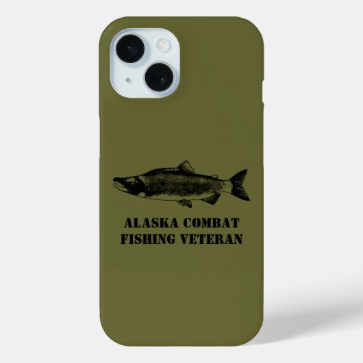 Alaska Combat Fishing Veteran Case-Mate iPhone Hülle (Rückseite)