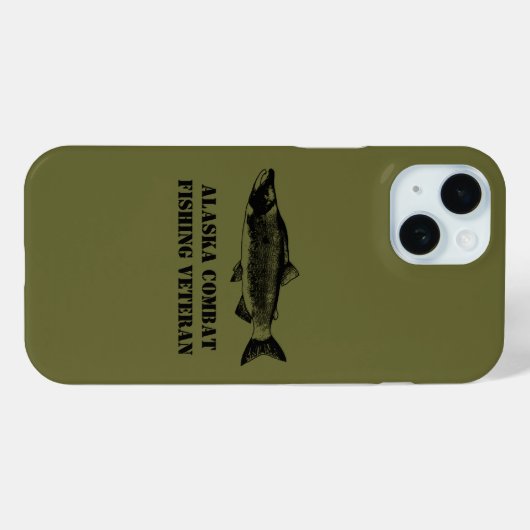 Alaska Combat Fishing Veteran Case-Mate iPhone Hülle (Rückseite (Horizontal))