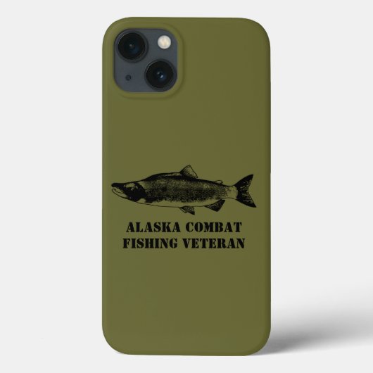 Alaska Combat Fishing Veteran Case-Mate iPhone Hülle (Rückseite)