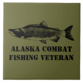Alaska Combat Fishing Veteran Fliese (Vorderseite)
