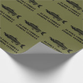 Alaska Combat Fishing Veteran Geschenkpapier (Ecke)