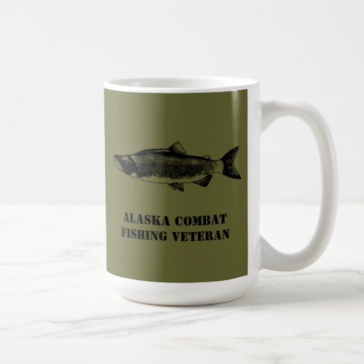 Alaska Combat Fishing Veteran Kaffeetasse (Rechts)
