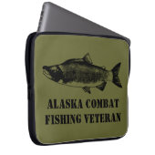 Alaska Combat Fishing Veteran Laptopschutzhülle (Vorne Rechts)
