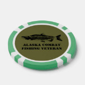 Alaska Combat Fishing Veteran Pokerchips (Einzeln)