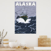Alaska - Crab Boat Poster (Küche)
