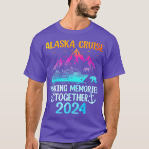 Alaska Cruise 2024 Erinnerungen in Familienbesitz T-Shirt