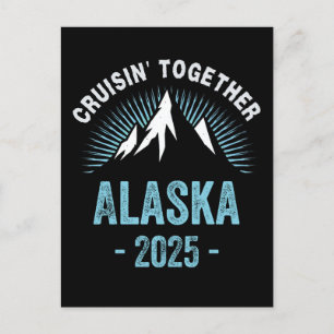 Alaska Cruise 2025 Familienurlaub Postkarte