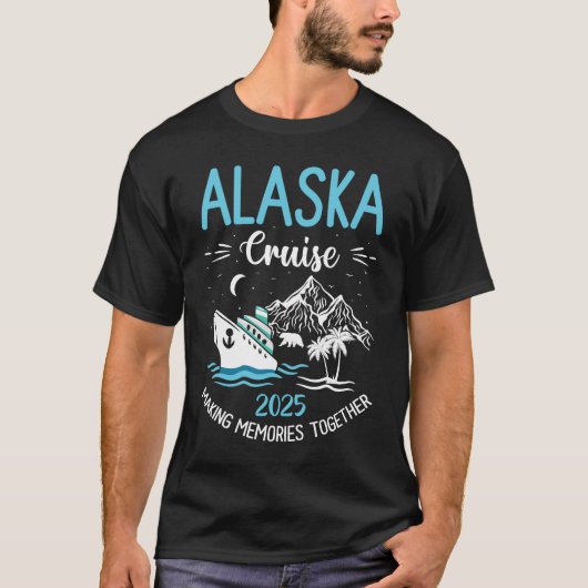 Alaska Cruise 2025 Matching Family Friends T-Shirt (Vorderseite)
