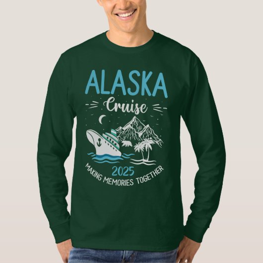 Alaska Cruise 2025 Matching Family T-Shirt (Vorderseite)