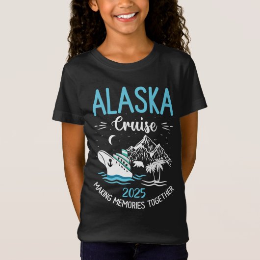 Alaska Cruise 2025 Matching Family T-Shirt (Vorderseite)