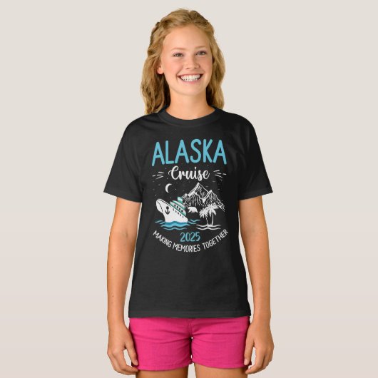 Alaska Cruise 2025 Matching Family T-Shirt (Vorne ganz)