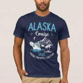 Alaska Cruise 2025 Matching Family T-Shirt (Vorderseite)
