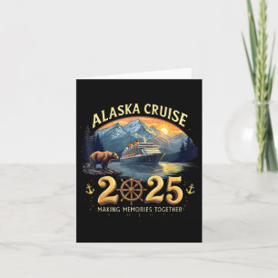 Alaska Cruise 2025 Matching Family und Group Adven Karte