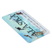 Alaska Cruise Cruising Custom Bear Moose Large Magnet (Rechte Seite)