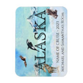Alaska Cruise Custom Bären Moose Snow Magnet (Vertikal)