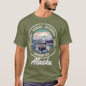 Alaska Cruise Date Cities Ship Einschiffen T-Shirt (Vorderseite)