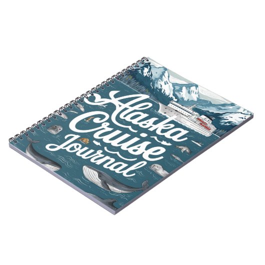 Alaska Cruise Journal Notizblock (Linke Seite)