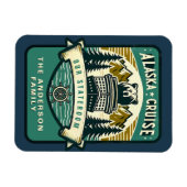 Alaska Cruise Ship Stateroom Magnet (Horizontal)