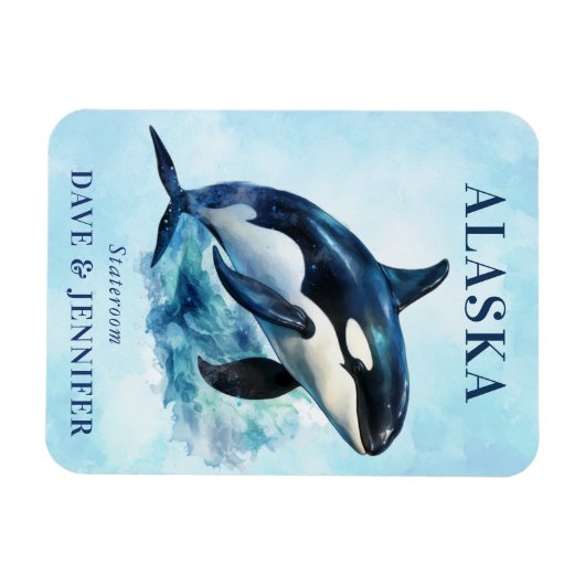 Alaska Cruise Ship Stateroom Magnet (Horizontal)