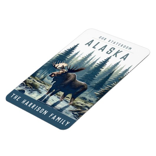 Alaska Cruise Ship Stateroom Magnet (Linke Seite)