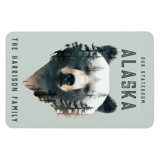 Alaska Cruise Ship Stateroom Magnet (Horizontal)