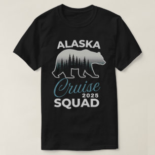 Alaska Cruise Squad 2025 Matching Family Group Ala T-Shirt