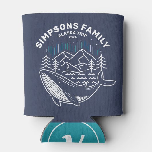 Alaska Cruise Trip Custom Family Matching Group Dosenkühler (Rückseite)