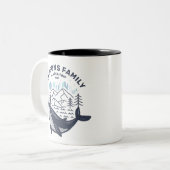 Alaska Cruise Trip Custom Family Matching Group Zweifarbige Tasse (Vorderseite Links)