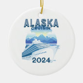 Alaska Cruisin' 2024 Keramik Ornament (Vorne)