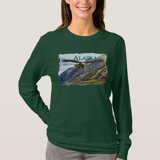 Alaska-Damen-lange Hülse T-Shirt (Vorderseite)