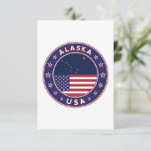 Alaska Dankeskarte (Stehend Vorderseite)