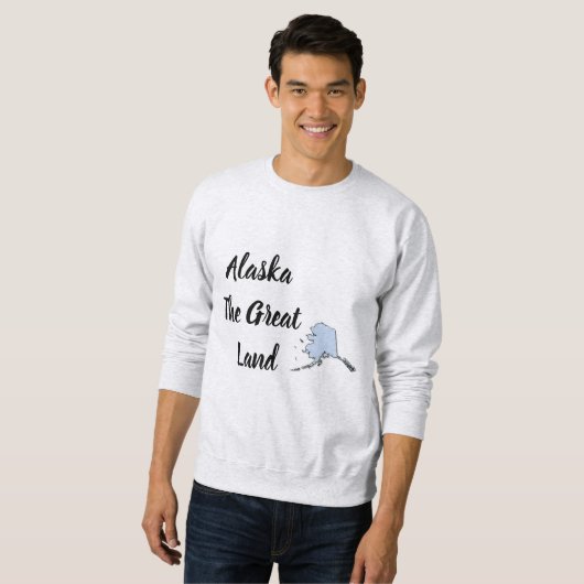 Alaska das große Land Sweatshirt (Vorne ganz)