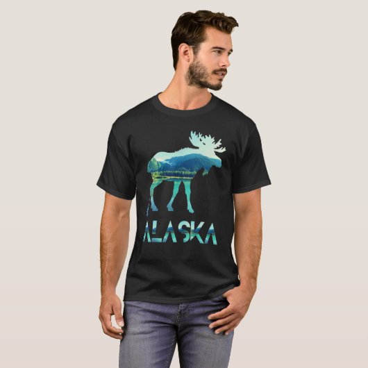 Alaska Day Moose T-Shirt (Vorne ganz)