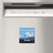 Alaska Denali Mountain Landschaft Foto Magnet (In Situ (Geschirrspüler))