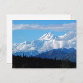 Alaska Denali Mountain Landschaft Foto Postkarte (Vorne/Hinten)
