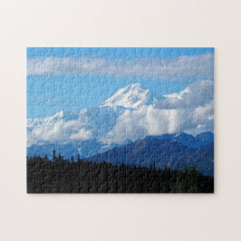 Alaska Denali Mountain Landschaft Foto Puzzle