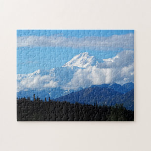 Alaska Denali Mountain Landschaft Foto Puzzle