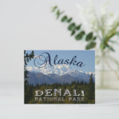 Alaska Denali Nationalpark Mount McKinley Card Postkarte (Stehend Vorderseite)
