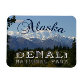Alaska Denali Nationalpark Mount McKinley Magnet