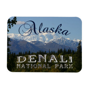 Alaska Denali Nationalpark Mount McKinley Magnet