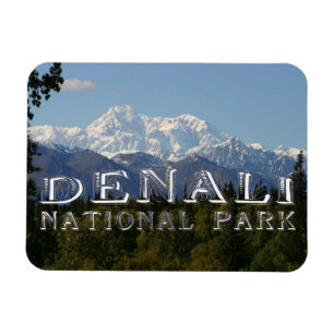 Alaska Denali Nationalpark Mount McKinley Magnet