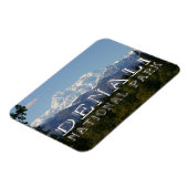 Alaska Denali Nationalpark Mount McKinley Magnet (Linke Seite)