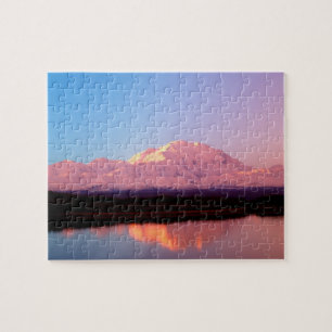 Alaska, Denali-Nationalpark, Mt. McKinley bei Puzzle