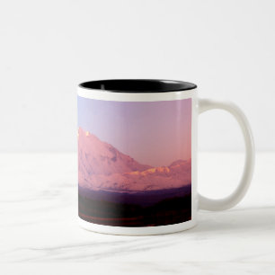 Alaska, Denali-Nationalpark, Mt. McKinley bei Zweifarbige Tasse