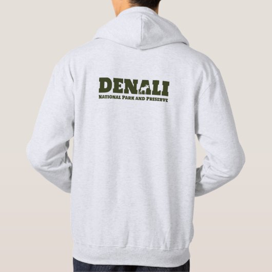 Alaska. Denali Nationalpark und Konserve Hoodie (Rückseite)
